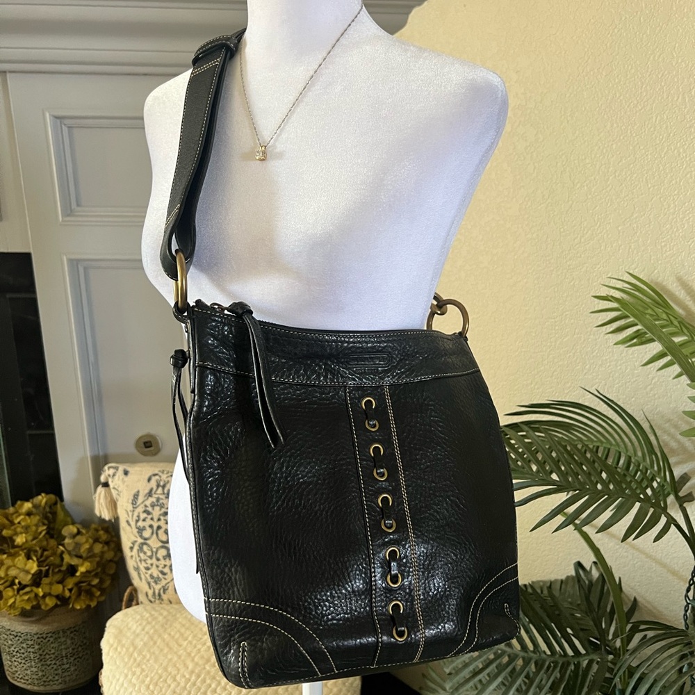 Vintage Coach Leather Crossbody Bag